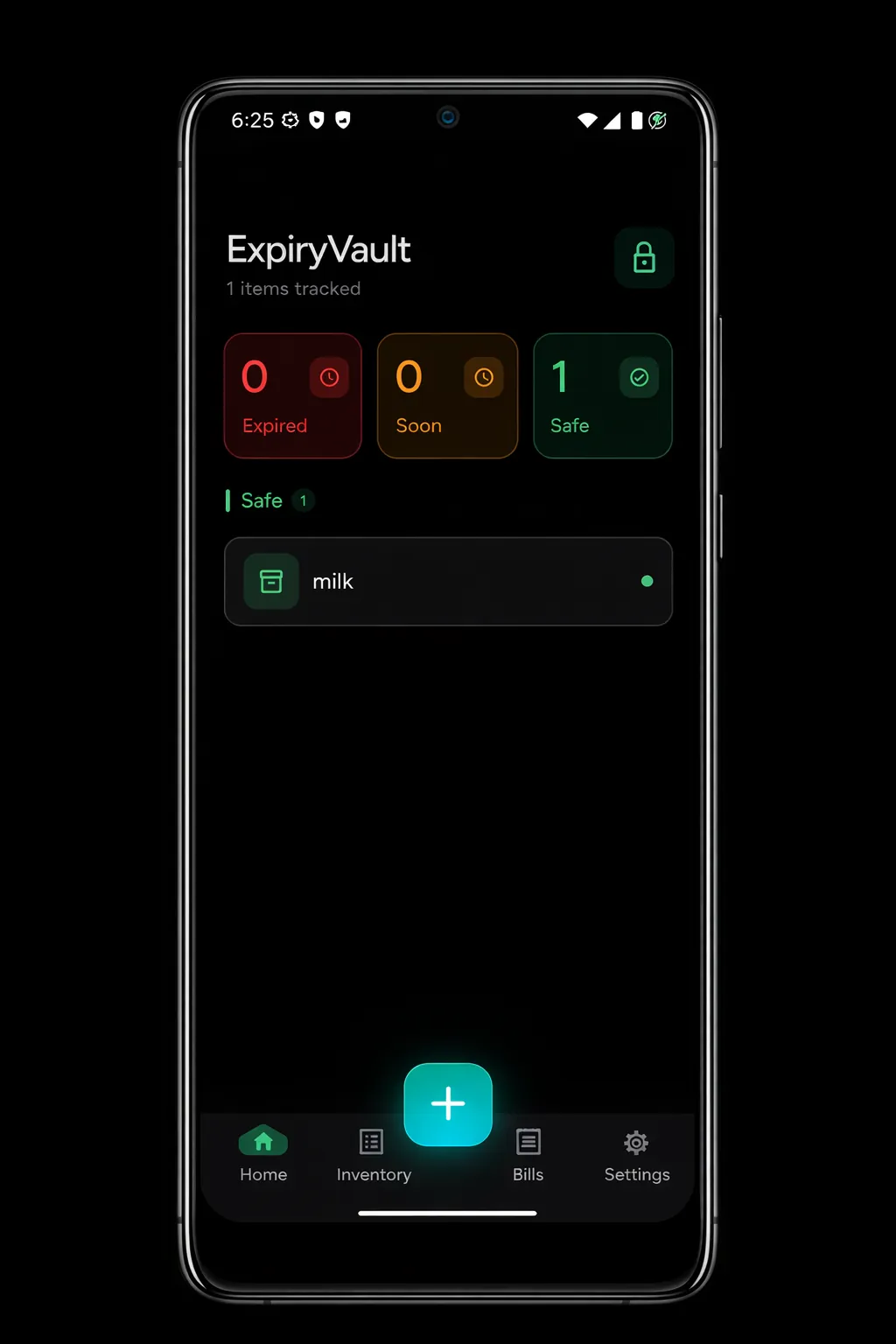 ExpiryVault settings