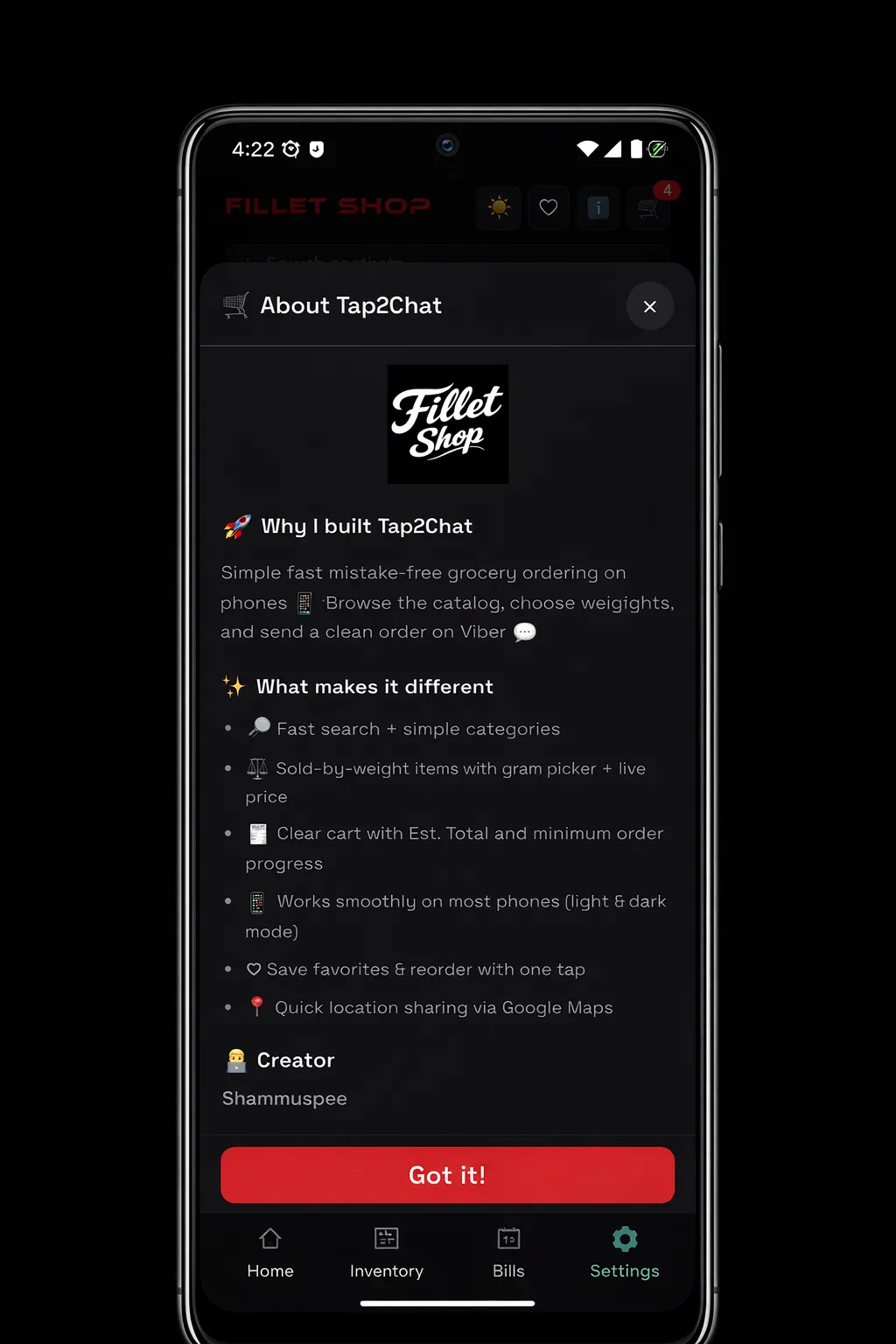 Tap2Chat Pro product preview