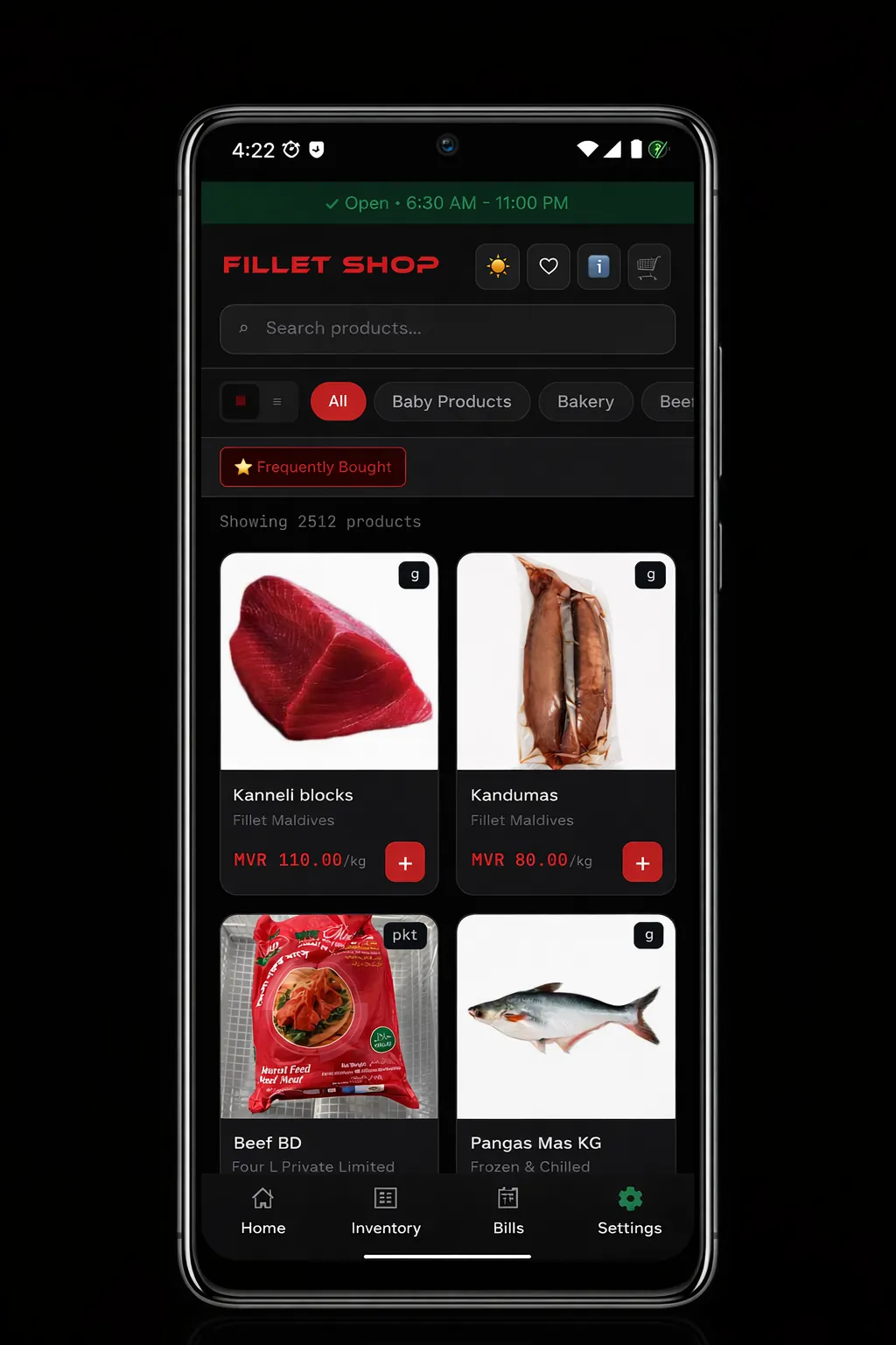 Tap2Chat Pro product catalogue