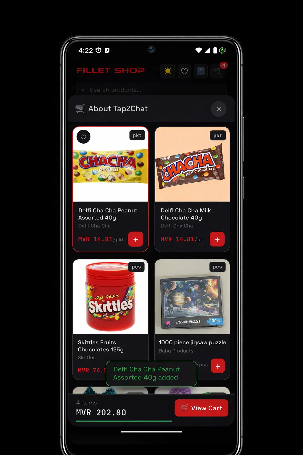 Tap2Chat Pro chat handoff